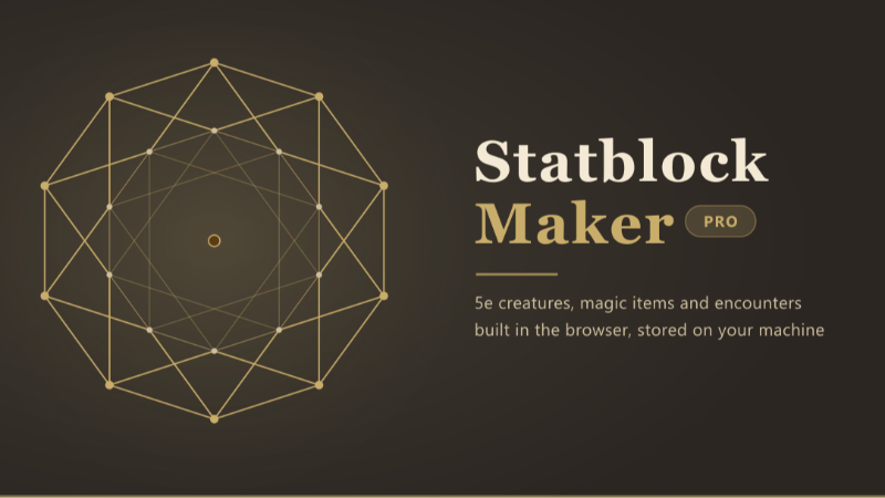 Statblock Maker Pro