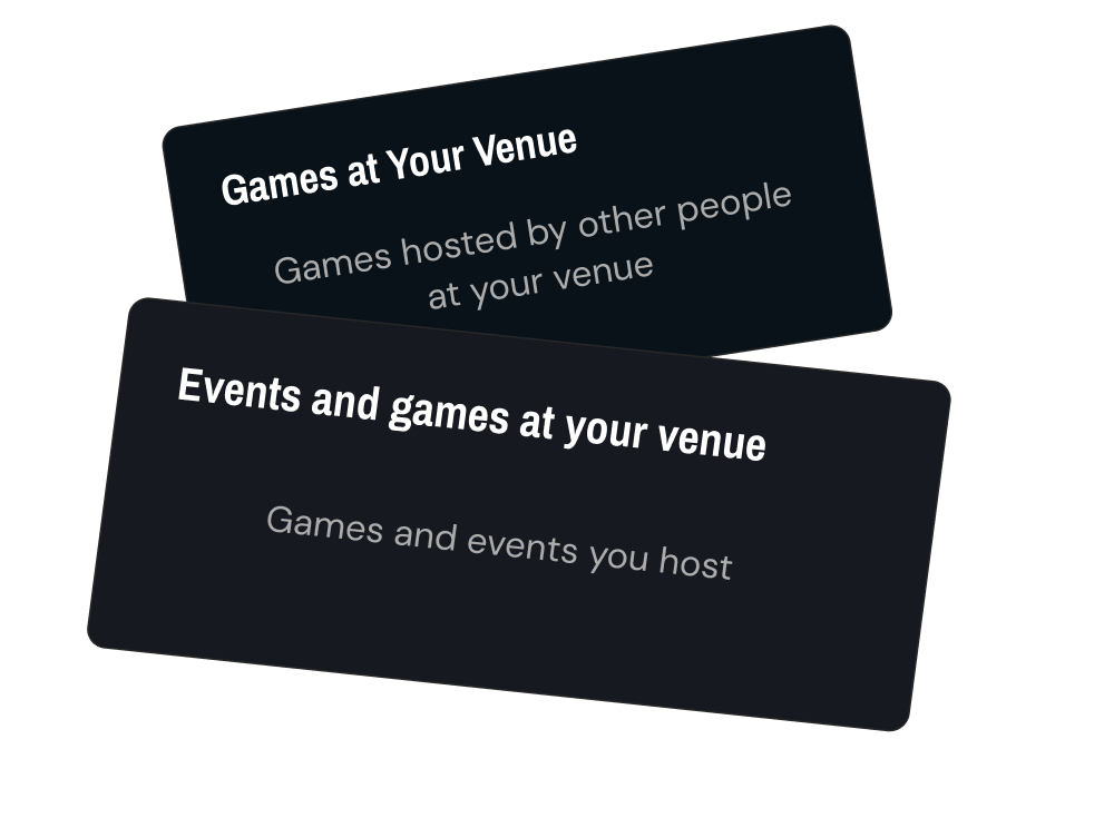 A game post with a partner venue set as its location