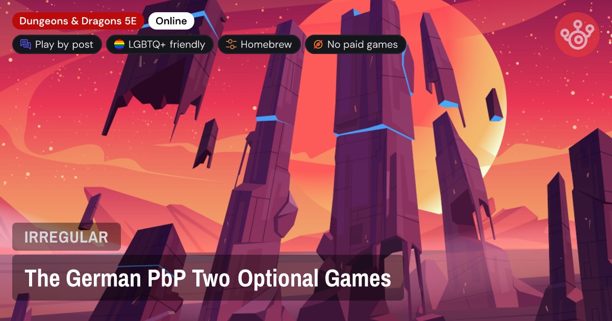 The German PbP Two Optional Games
