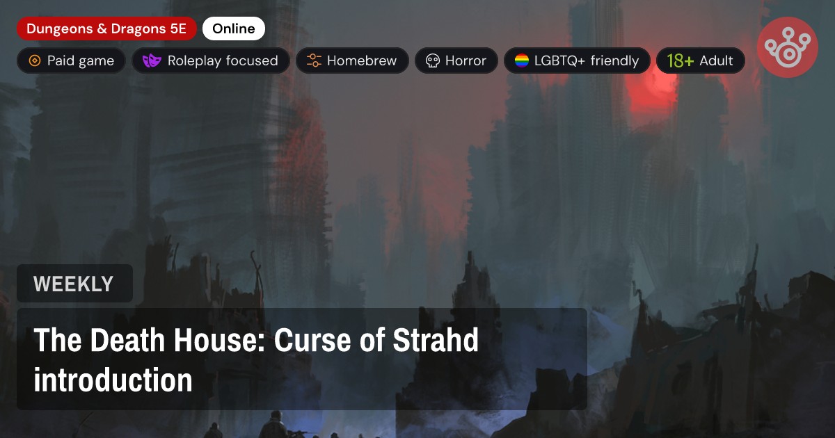 The Death House: Curse of Strahd introduction
